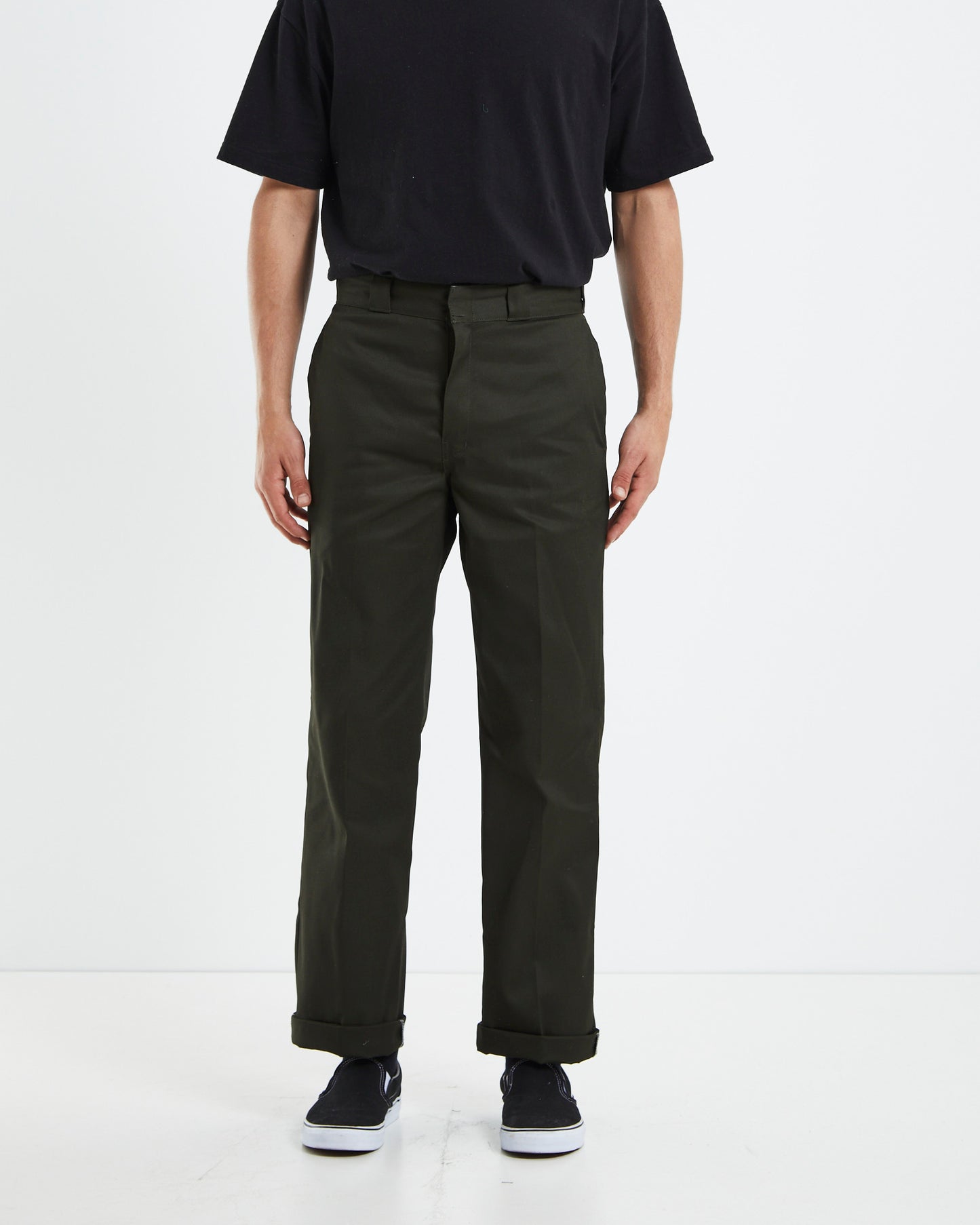874 Original Fit Pants Pants Olive Green