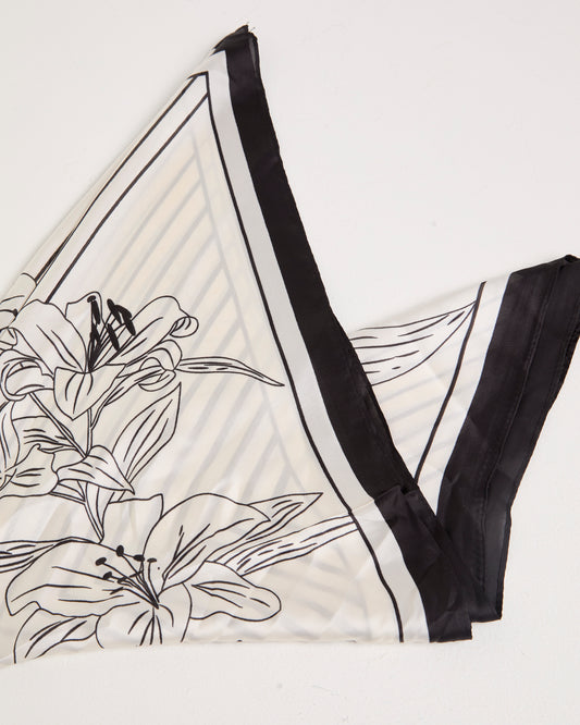 Satin Scarf FLORAL