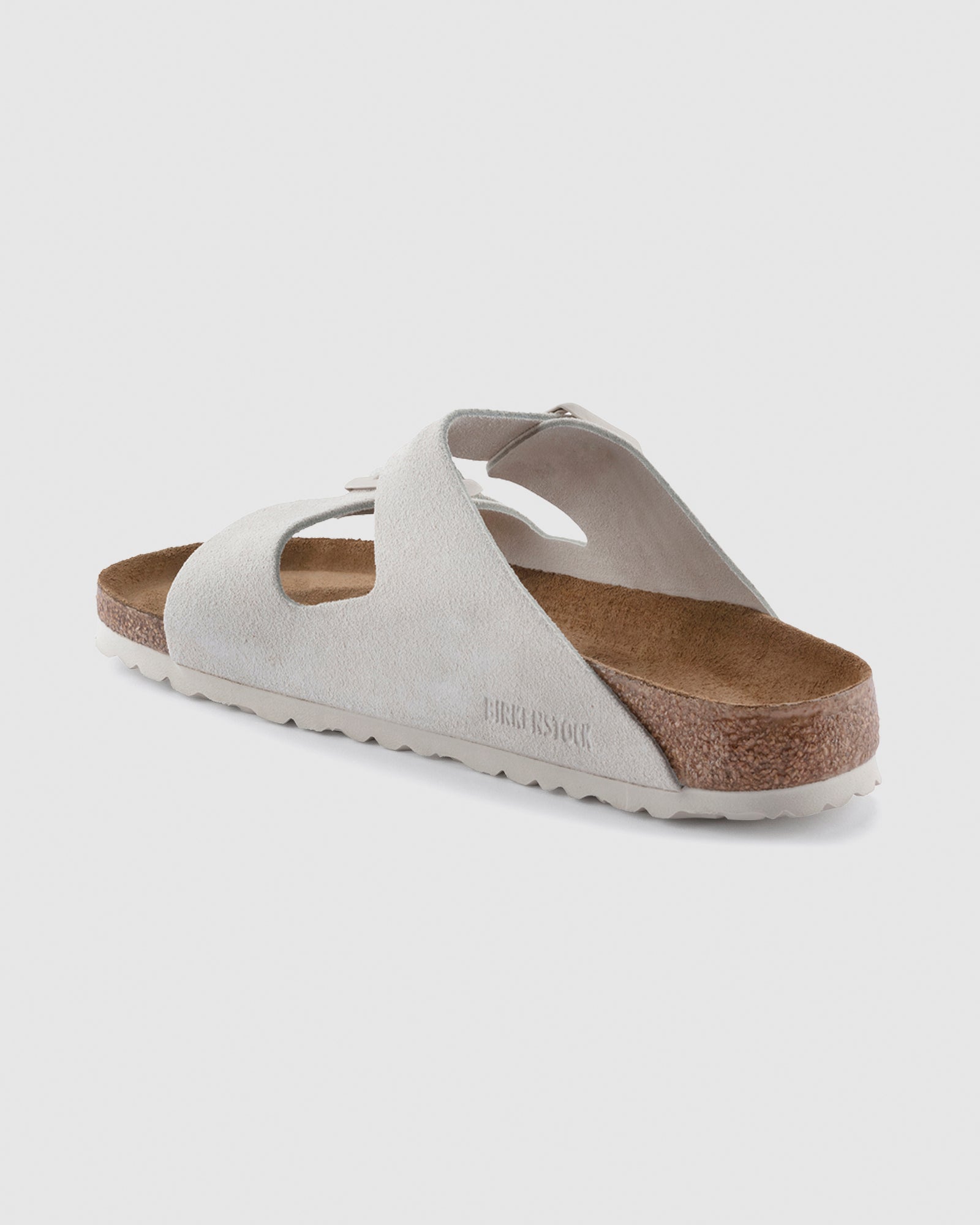 Soft Footbed White Leather Birkenstock Sandals Arizona Soft