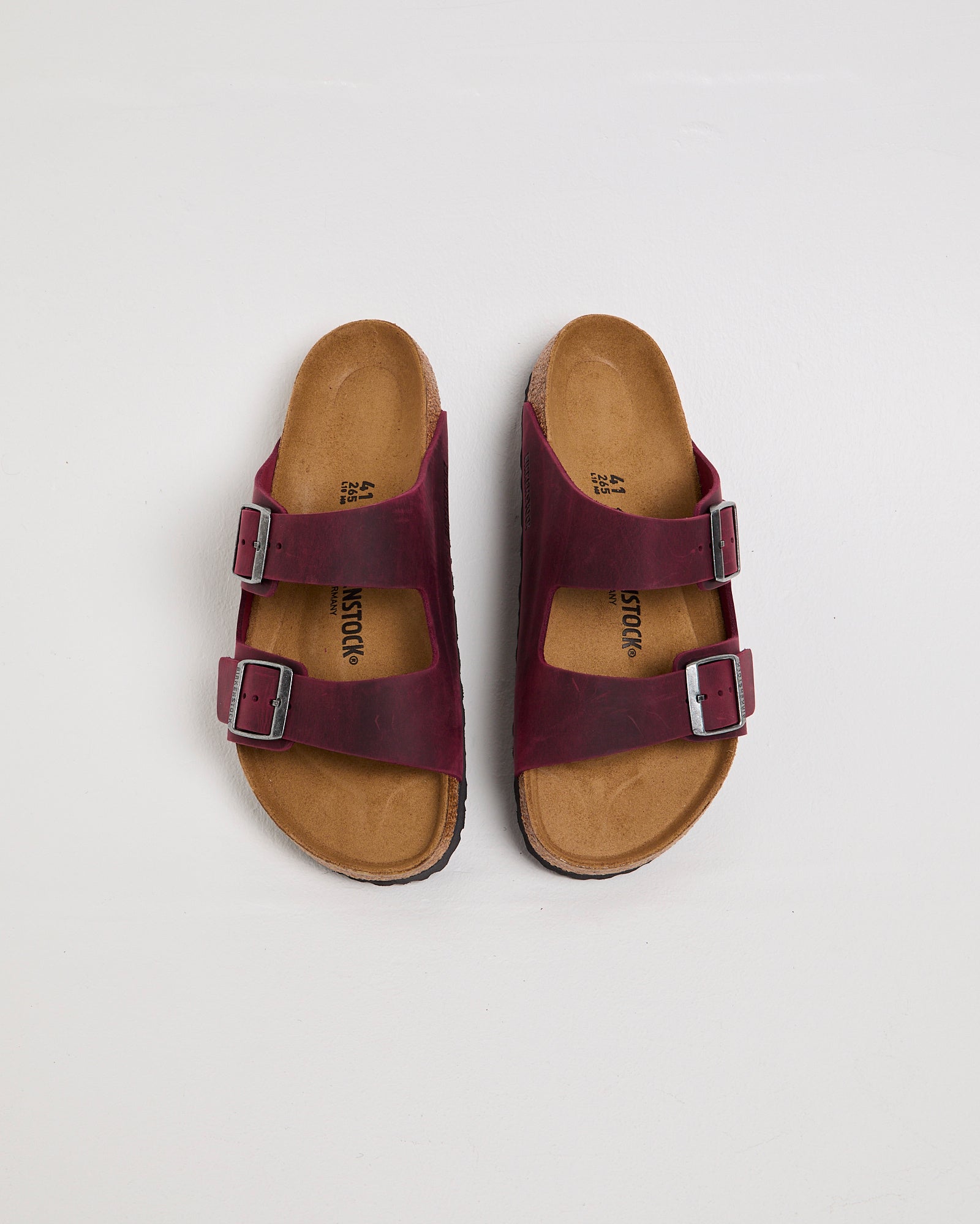 Arizona Oiled Leather Sandals Zinfandel – General Pants