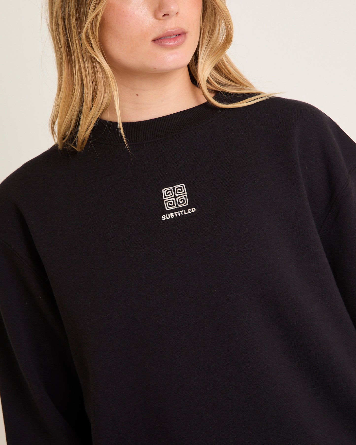 Spiros Oversized Crew Jumper