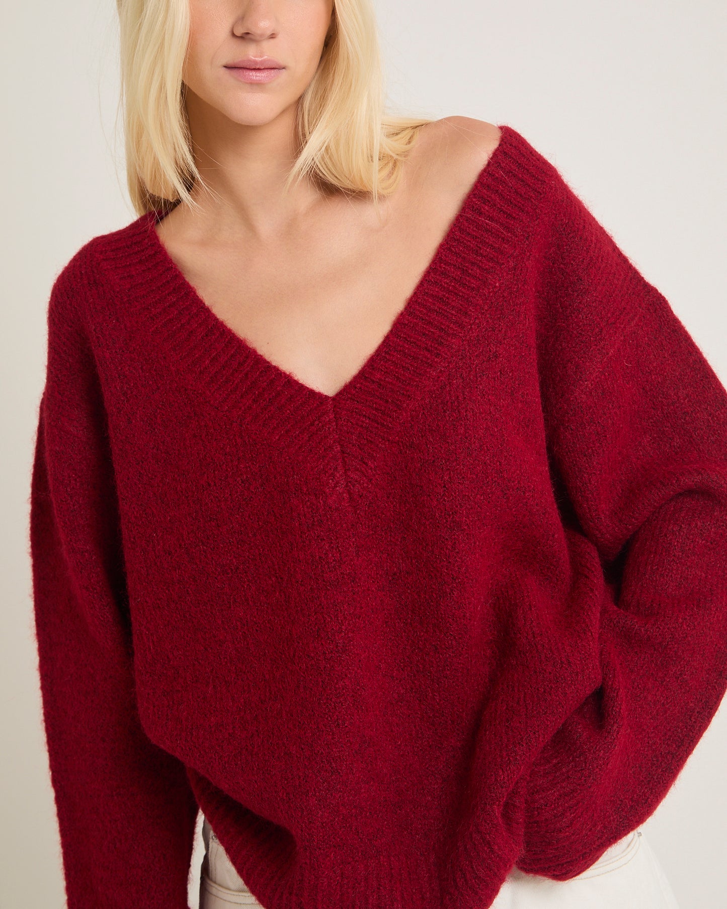 Capri V Neck Knit Jumper