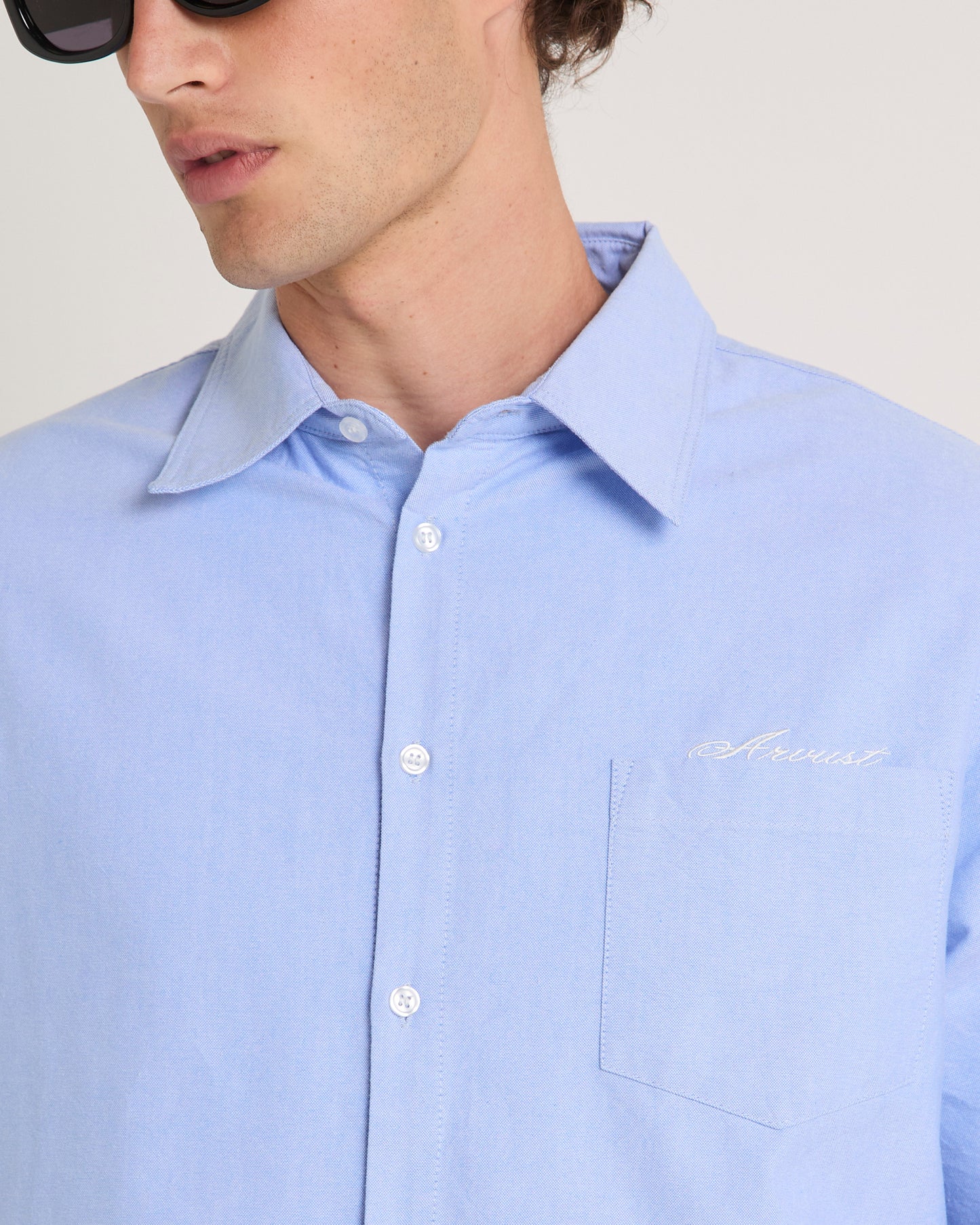 Script Oxford Long Sleeve Shirt