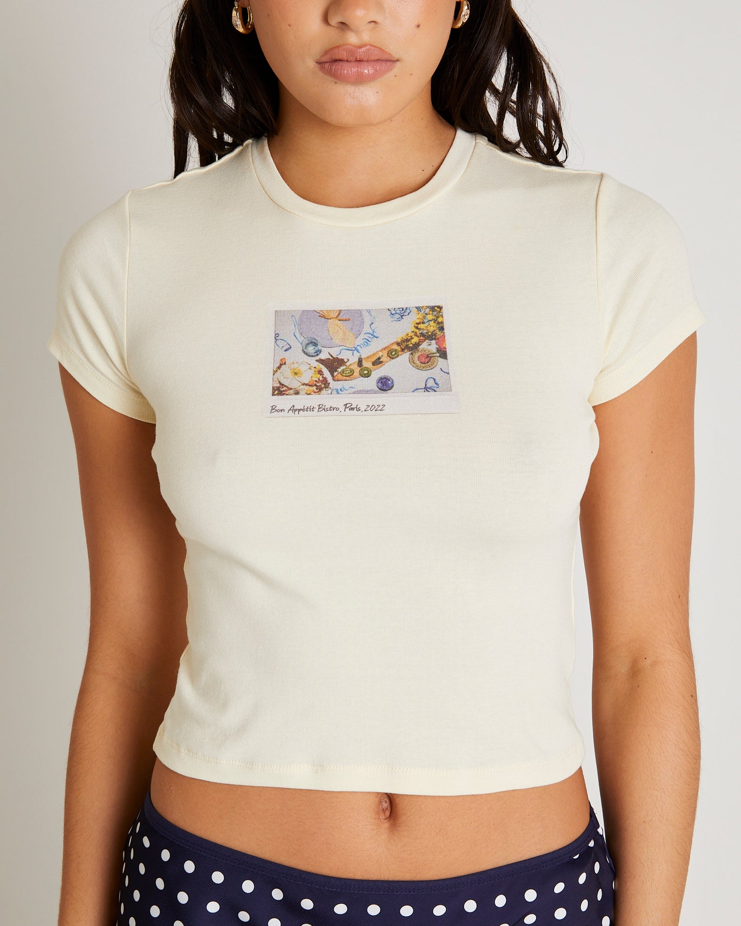 Polaroid From Paris Baby Tee