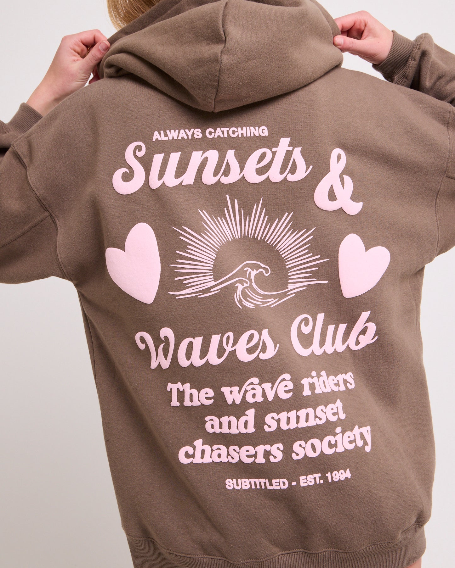 Sunset Club Oversized Hoodie