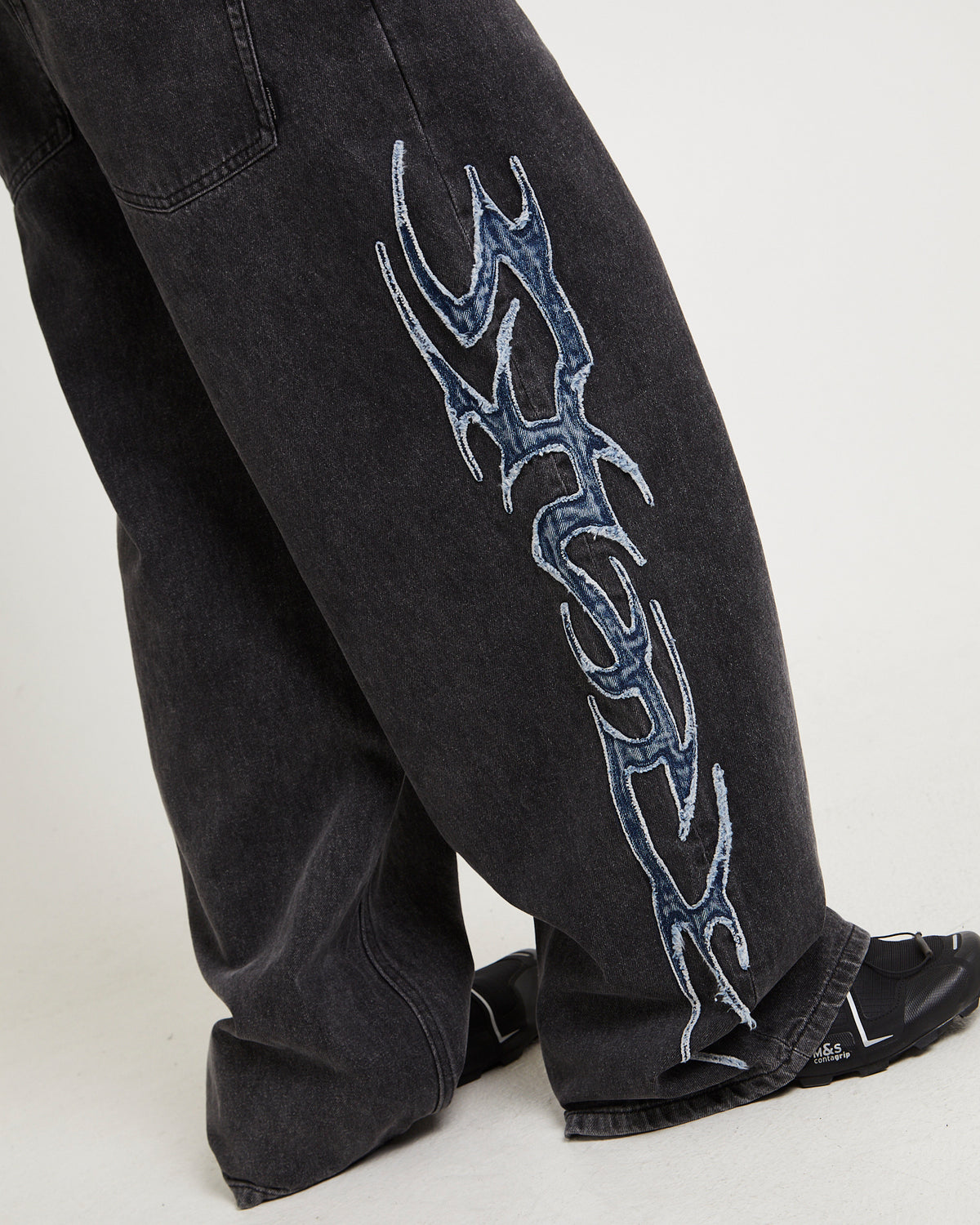 DNA Baggy Denim Jeans NU BLACK