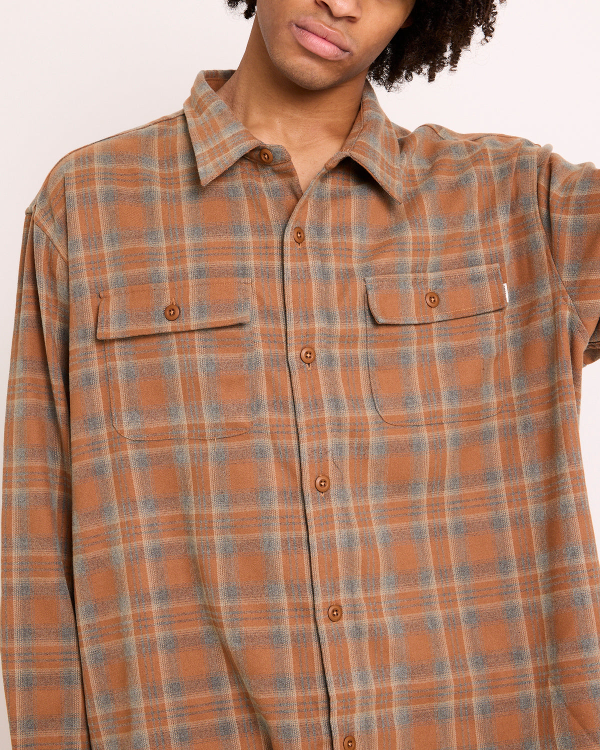 Plaid Long Sleeve Overshirt