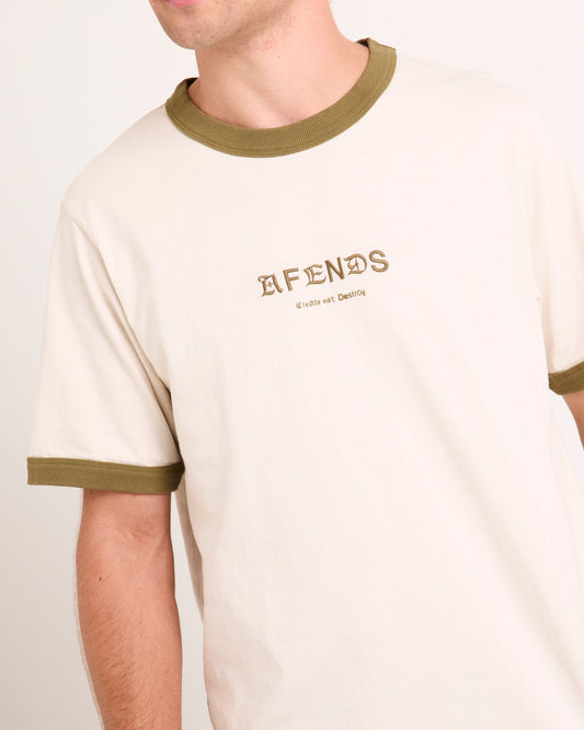 Mix Up Ringer T-Shirt Moonbeam