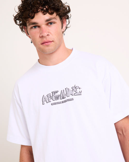 LQD Metal Heavyweight Boxy T-Shirt WHITE