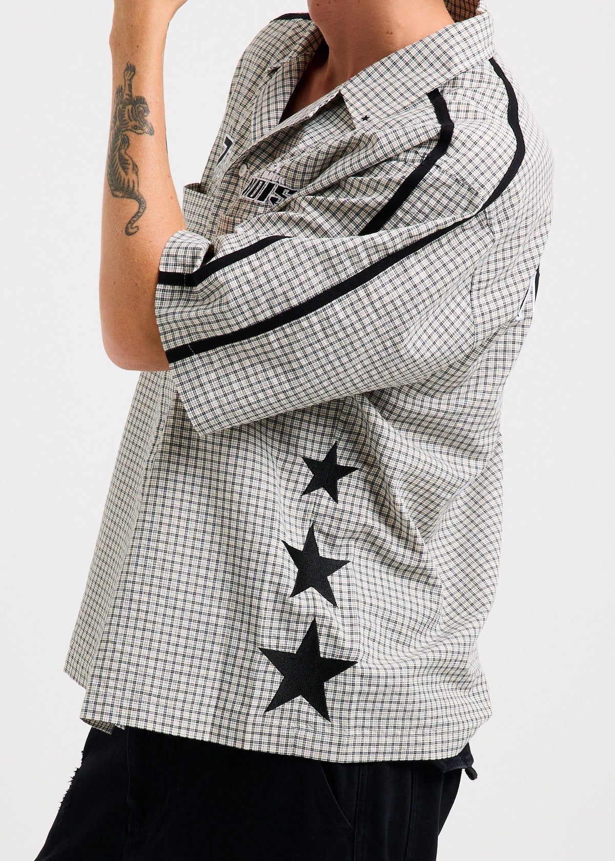 Noise Short Sleeve Shirt WHITE