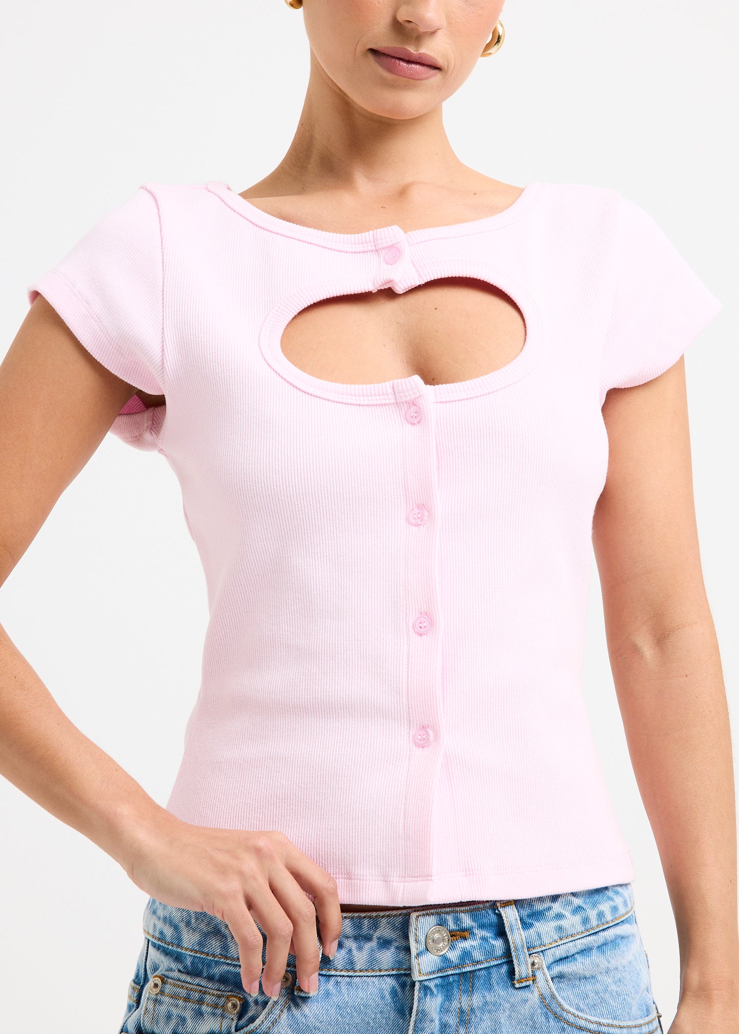 Oliana Key Hole Top