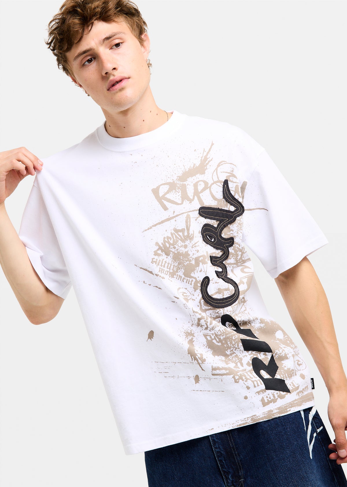 SMU - GRAPHIC TEE WHITE