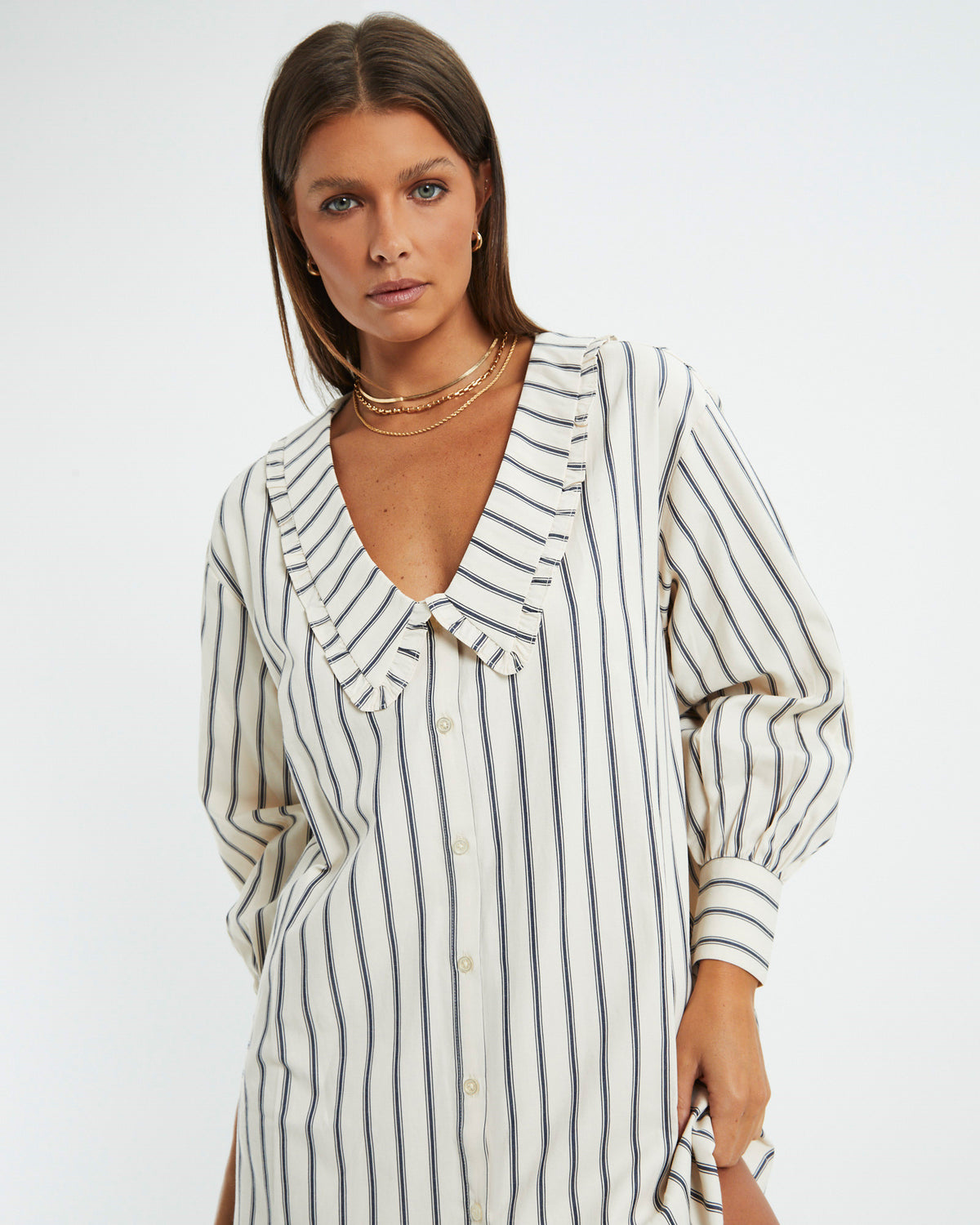 Brooke Oversized Shirt Dress Assorted ASSORTED