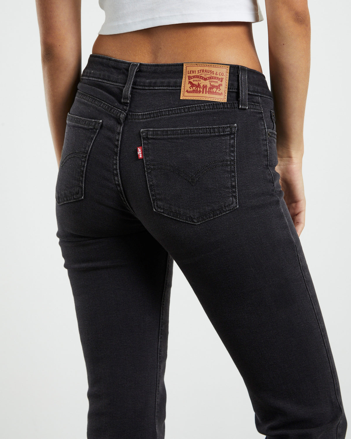 Super Low Boot Jeans First Or Last Black BLACK