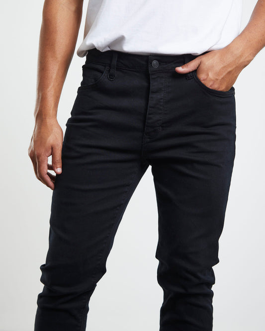 Ray Tapered Slim Denim Jeans NORTHER BLACK