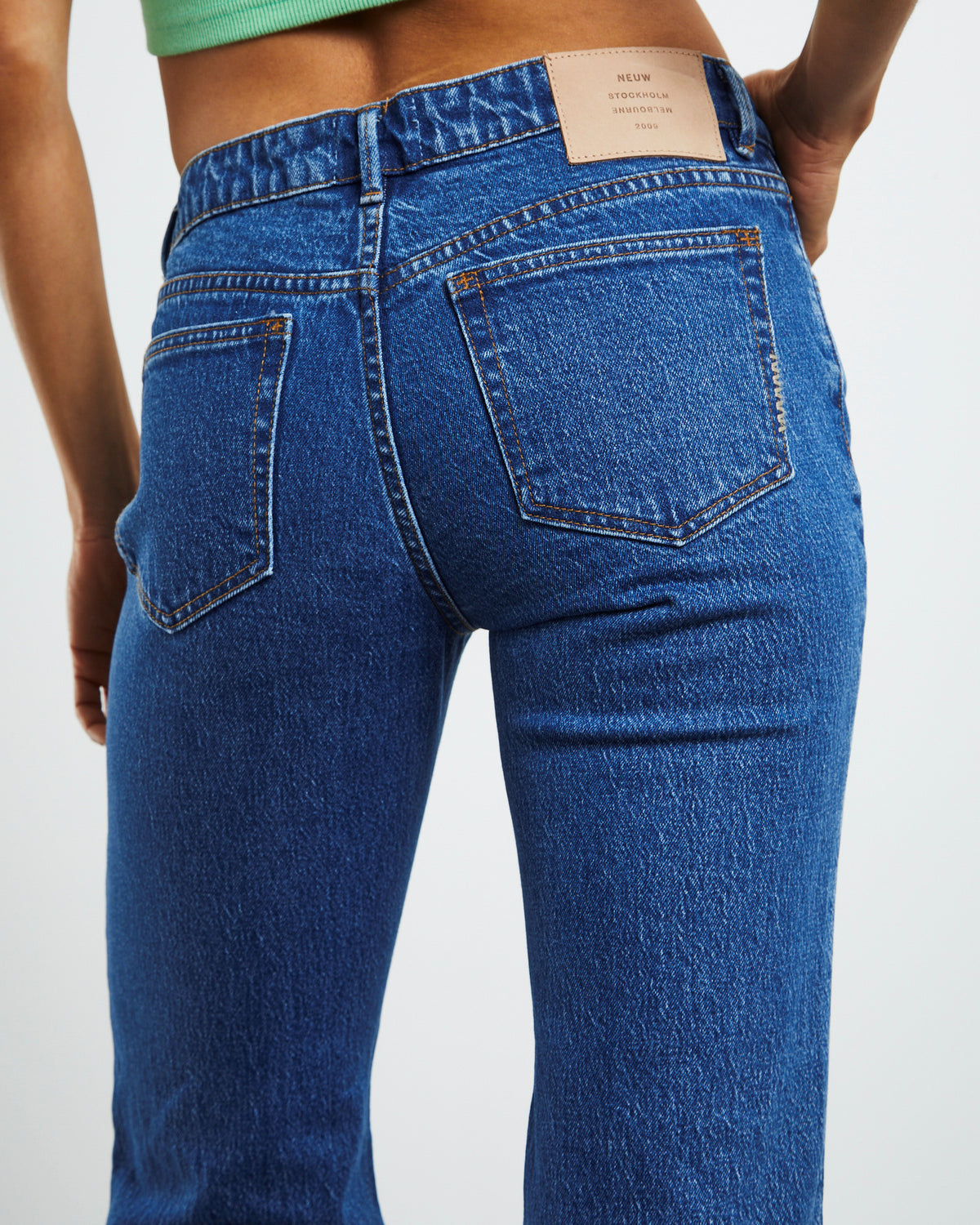 Mia Straight Jeans BLUE