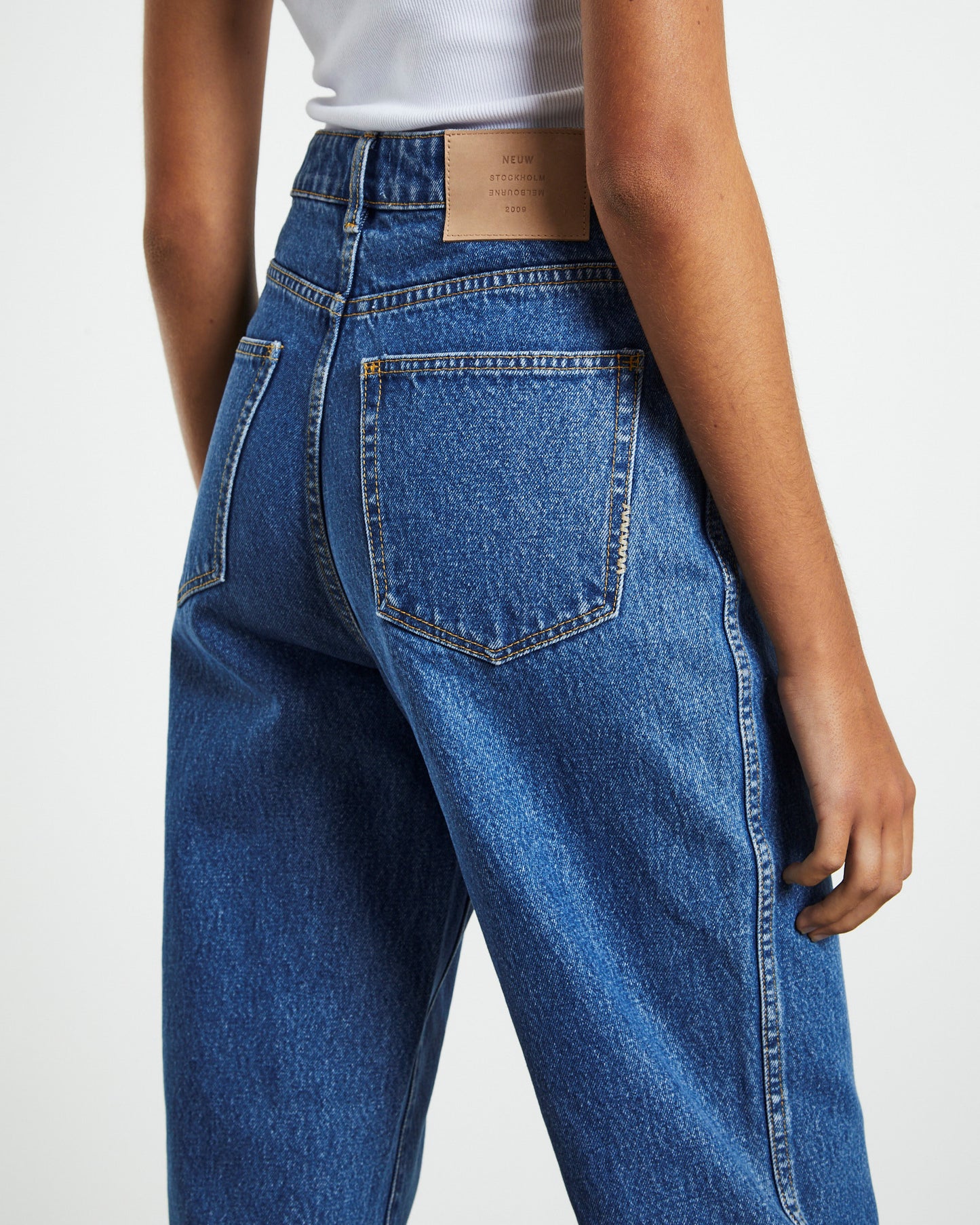 Sade Baggy Jeans 80s Blue