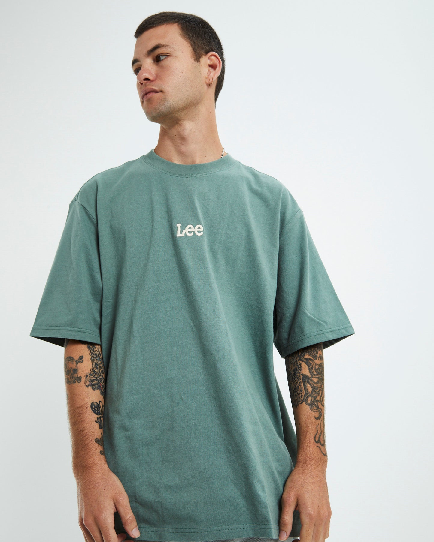 Altos Baggy Short Sleeve T-Shirt Smokey Jade Green