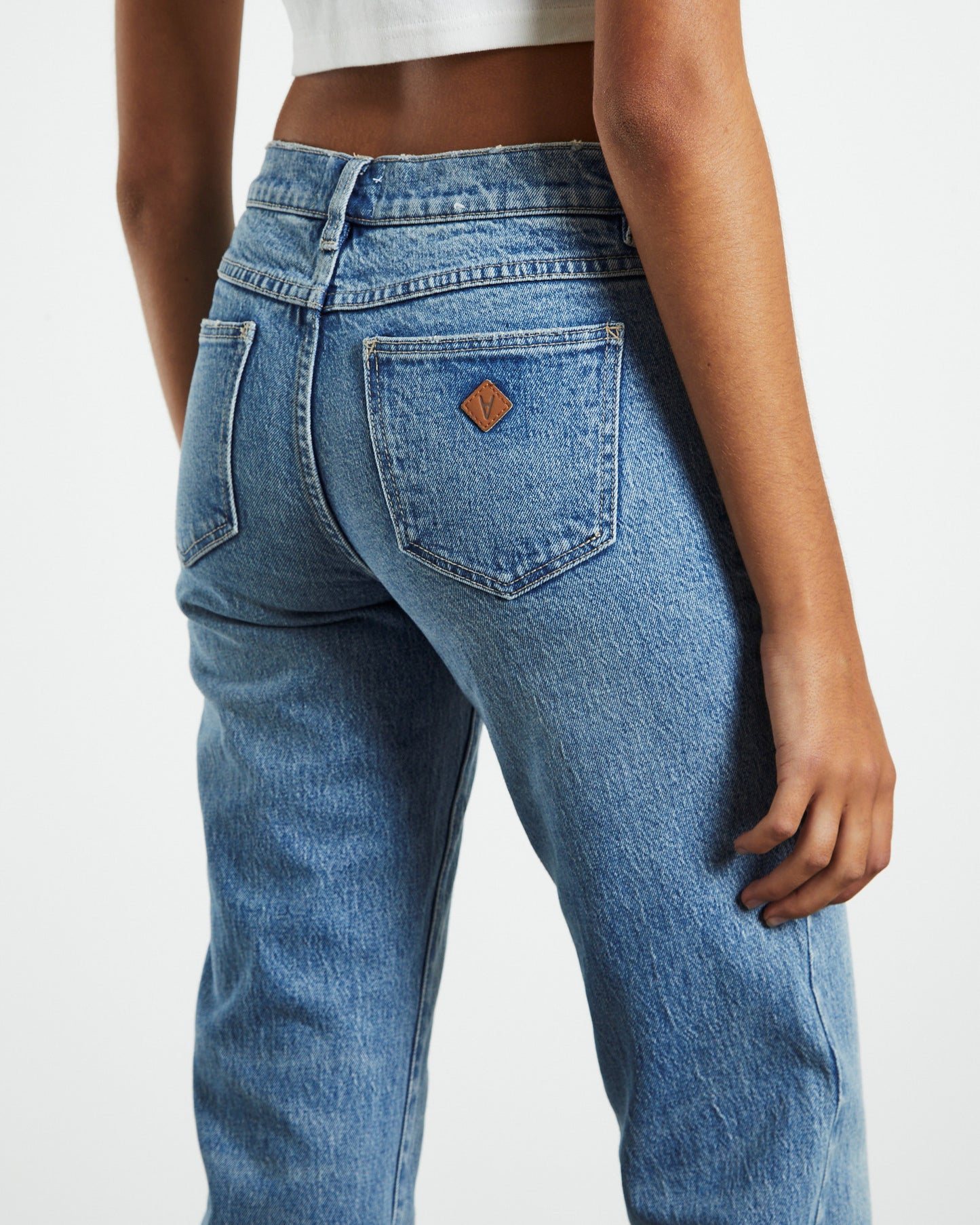 A 99 Low Straight Jeans Lizzie Y2K Blue