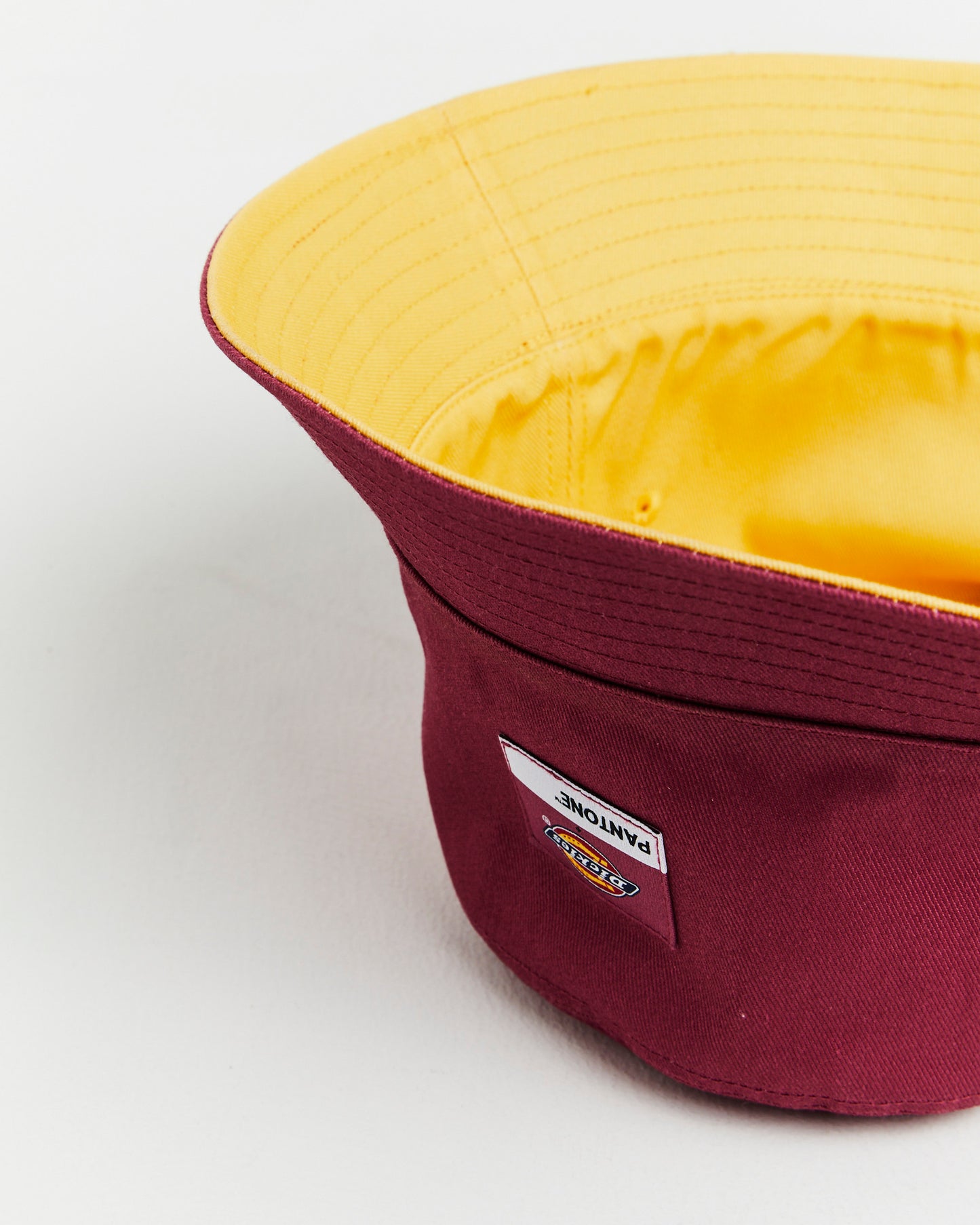 Reversible Bucket Hat in Malaga and Cornsilk Yellow