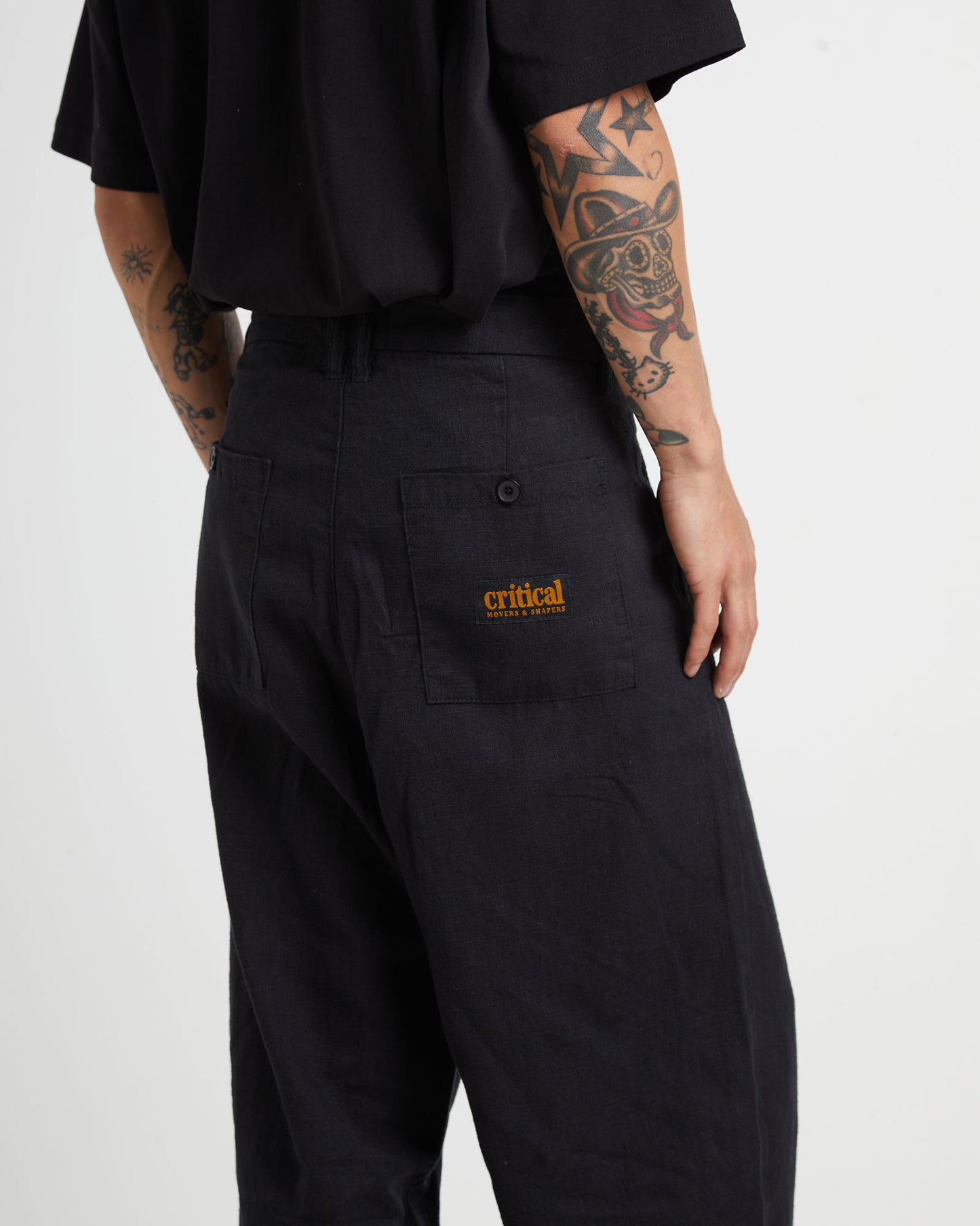 Harrow Pleat Linen Pants