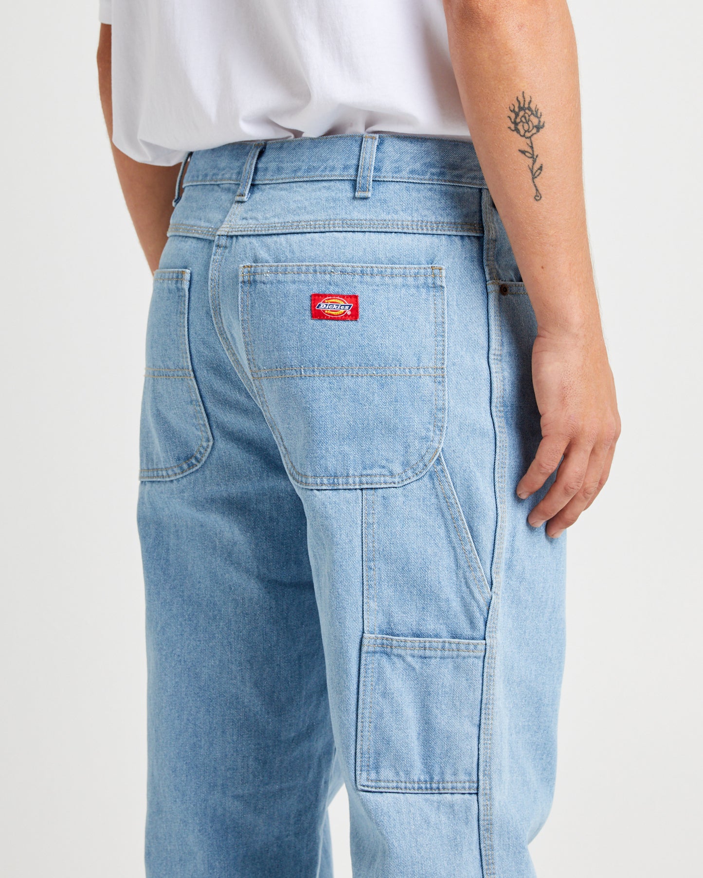 Relaxed Fit Carpenter Denim Jeans Light