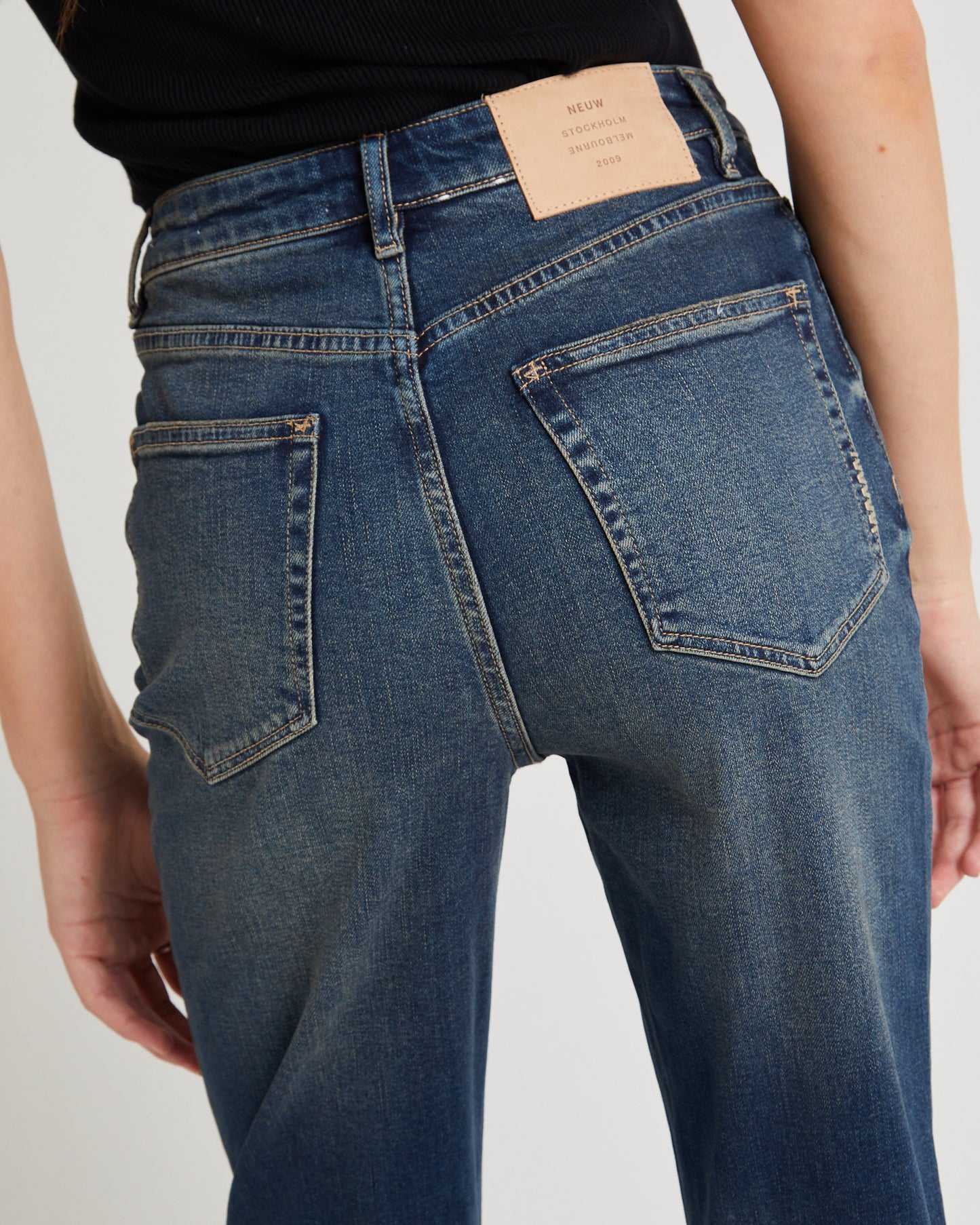 Nico Straight Denim Jeans Gold Mine