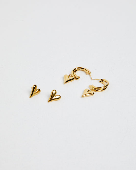 Heartthrob Earring 2 Pack Gold GOLD