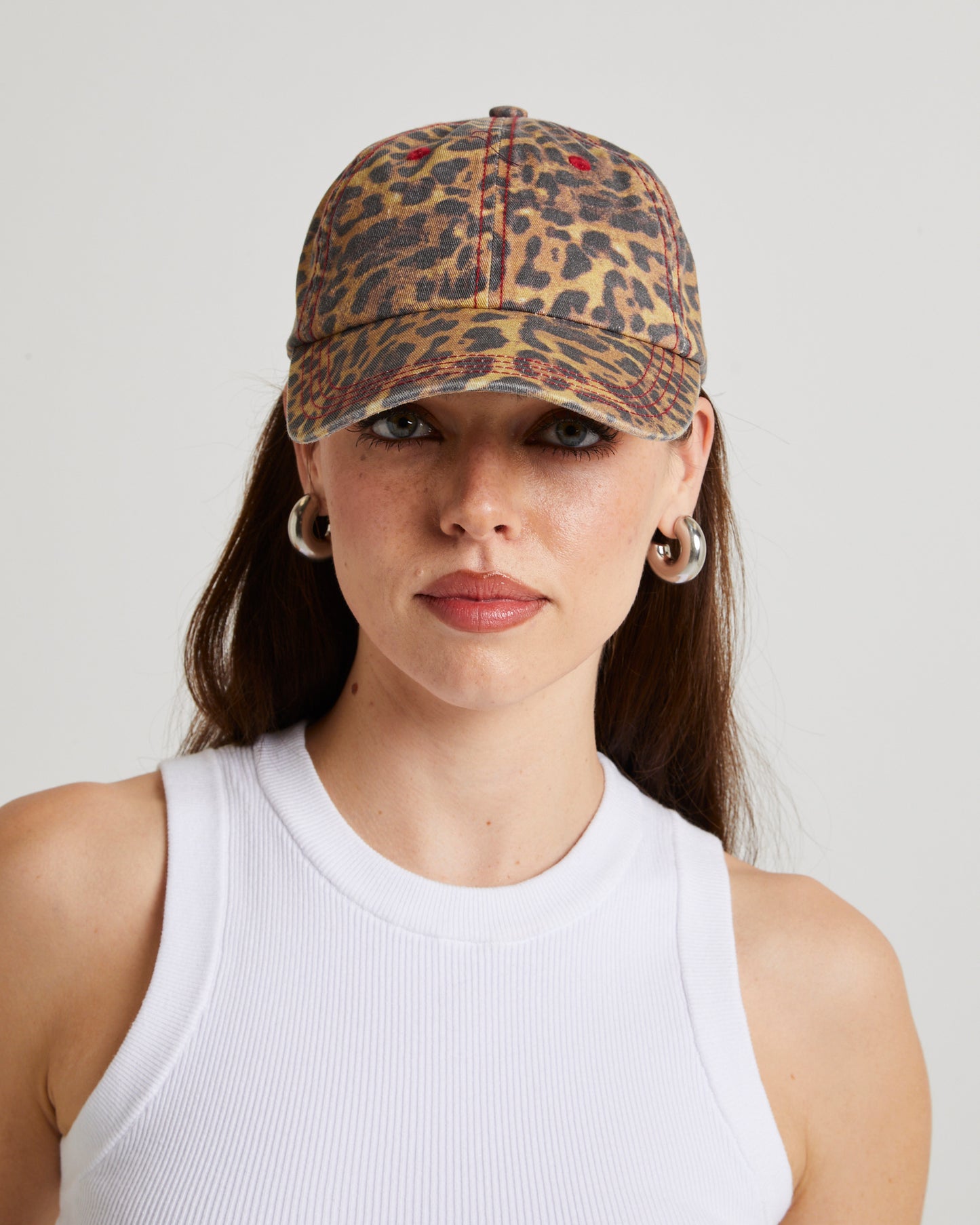 Lela Leopard Cap
