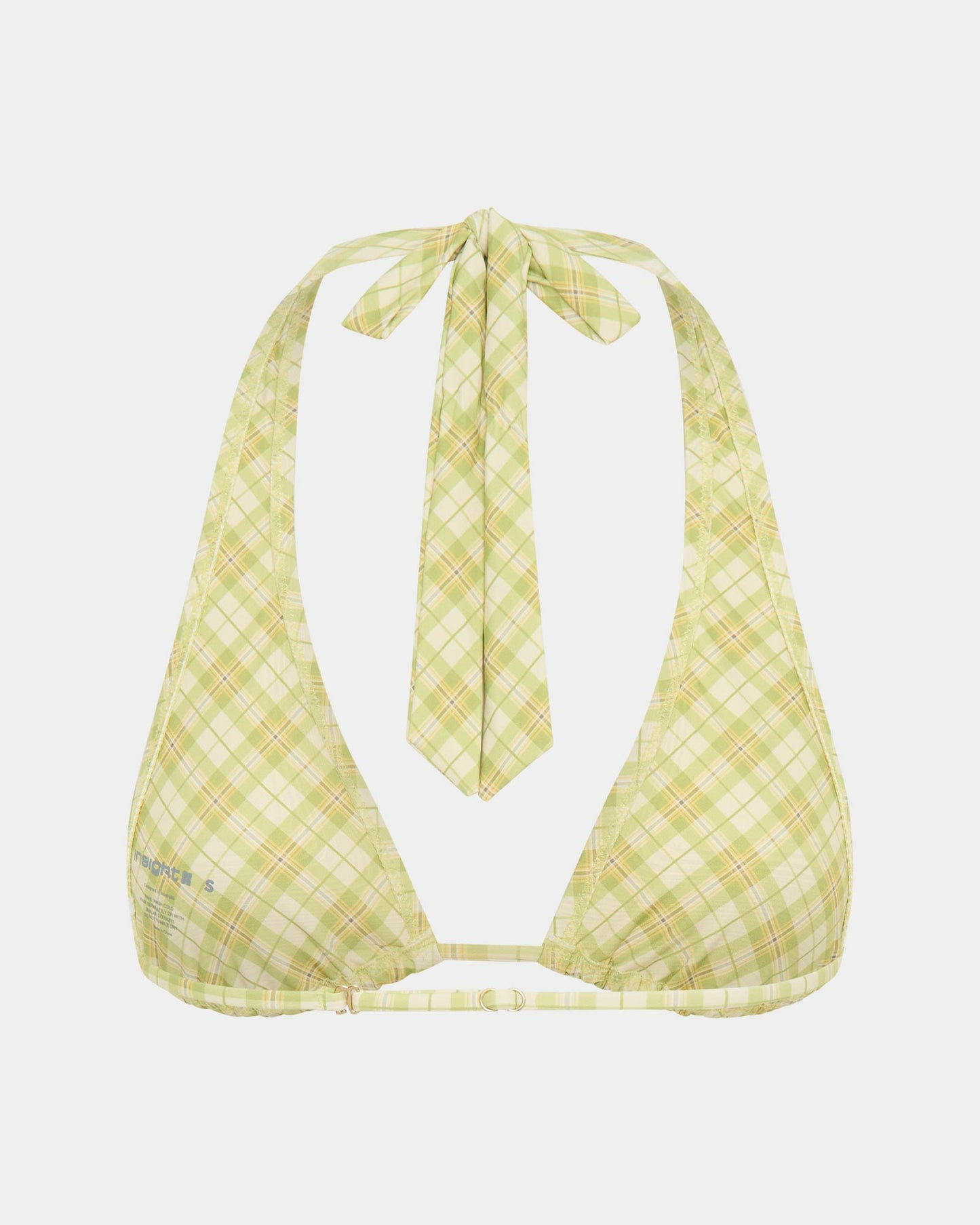 Parka Vintage Check Halter Bikini Set