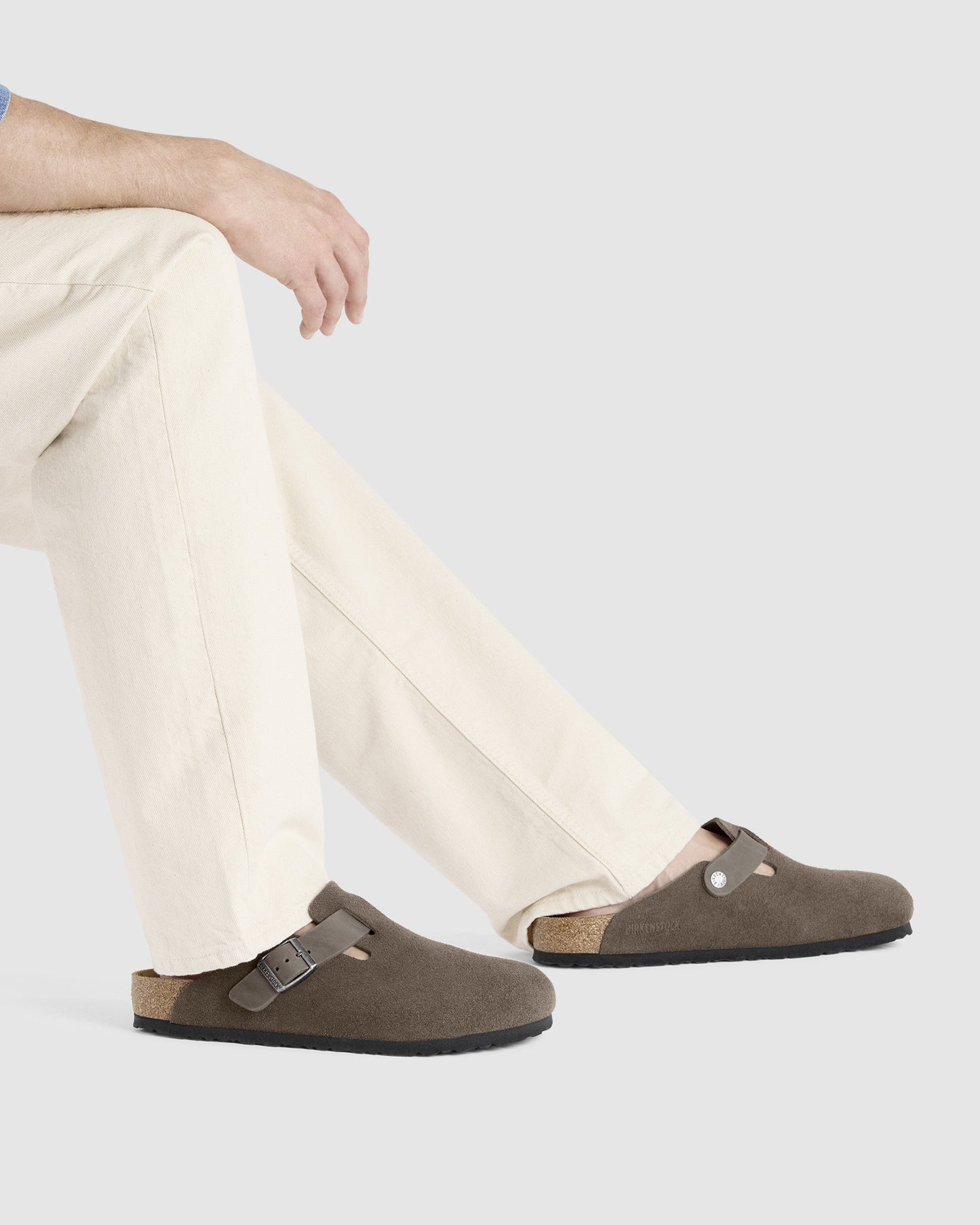 Boston Mixed Leather Clog