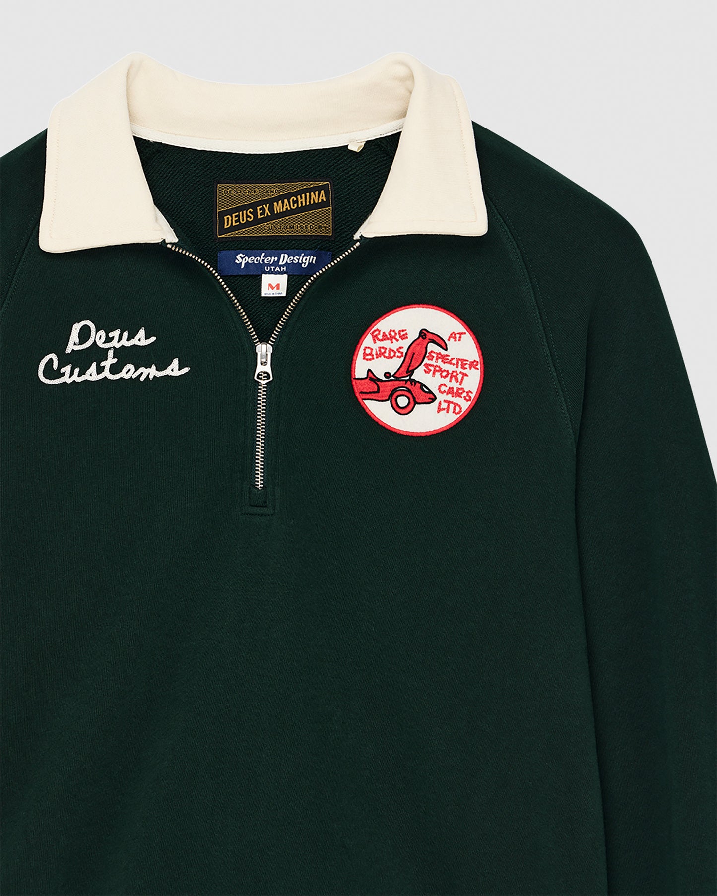 Specter Quarter Zip Polo Sweatshirt