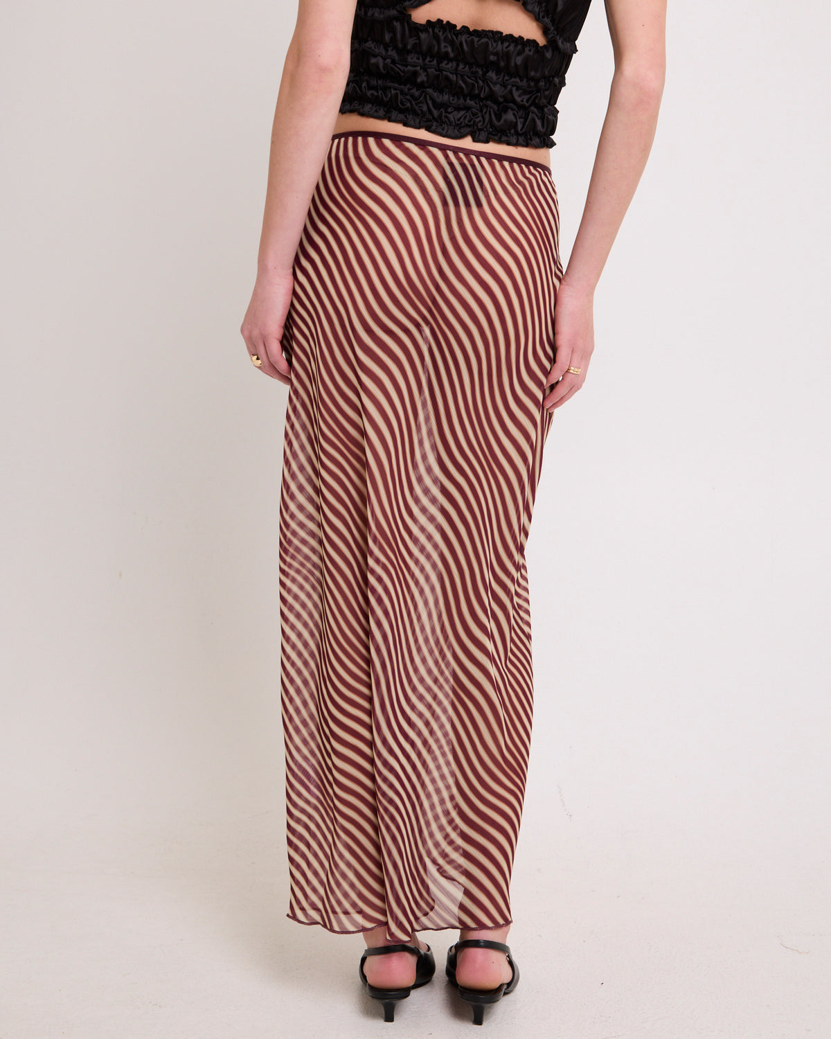 Celly Sheer Maxi Skirt