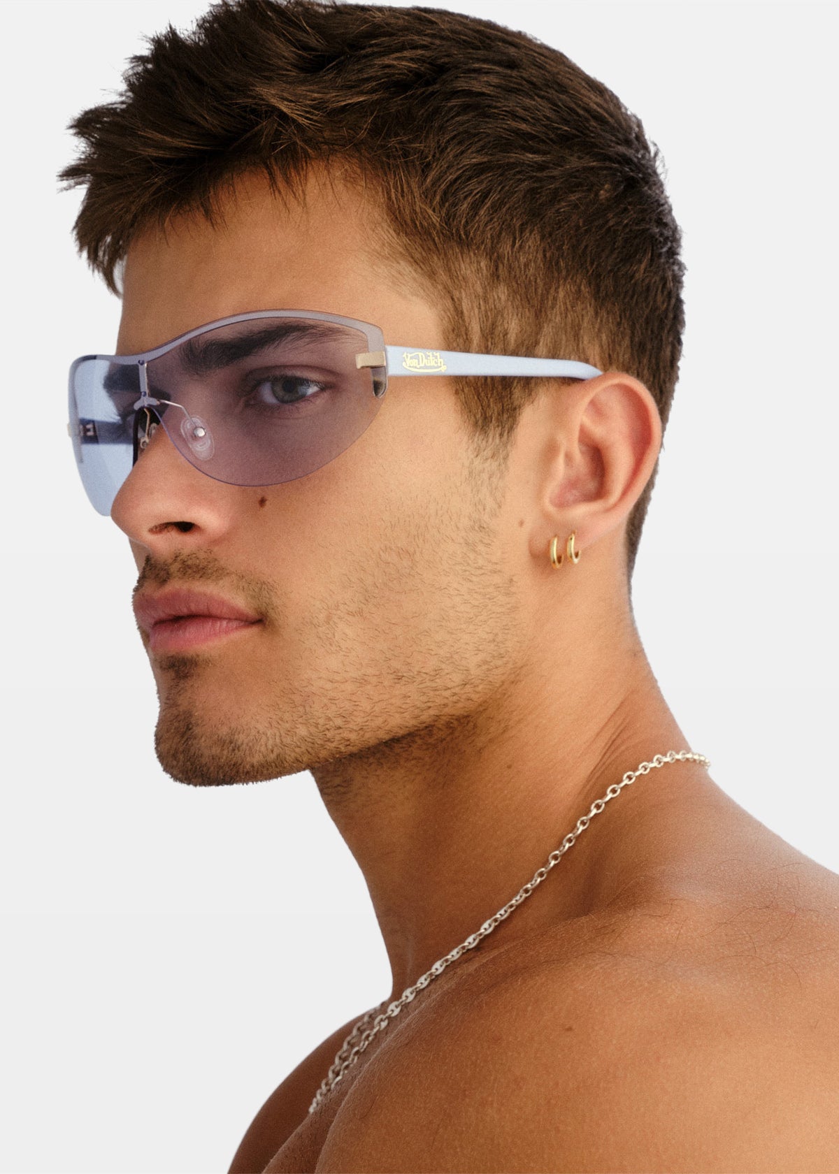 Bombshell Sunglasses GOLD / BABY BLUE SKY BLUE TINT