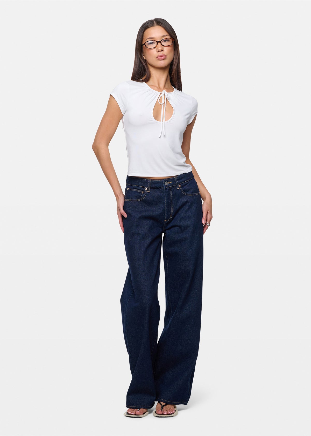95 Mid Baggy Denim Jeans RINSE DENIM