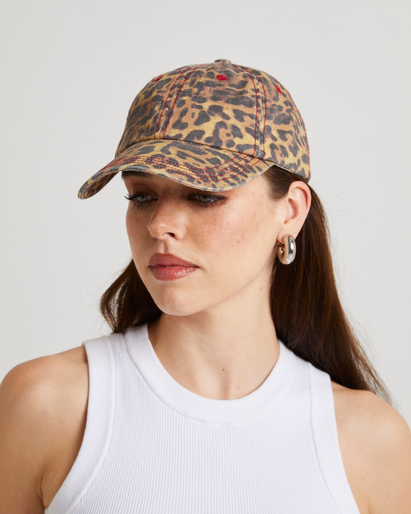 Lela Leopard Cap
