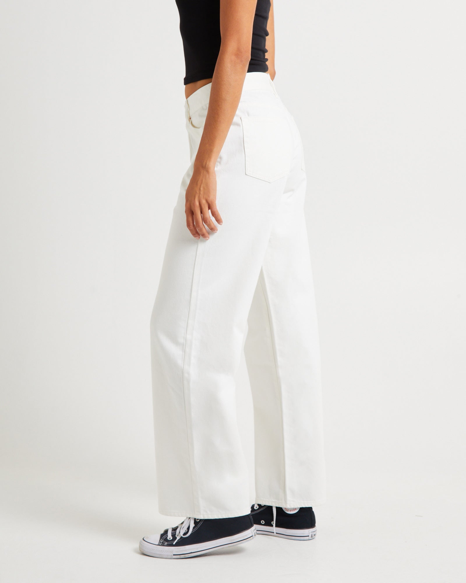 Alexa Mid Rise Relaxed Denim Jeans – General Pants Co.