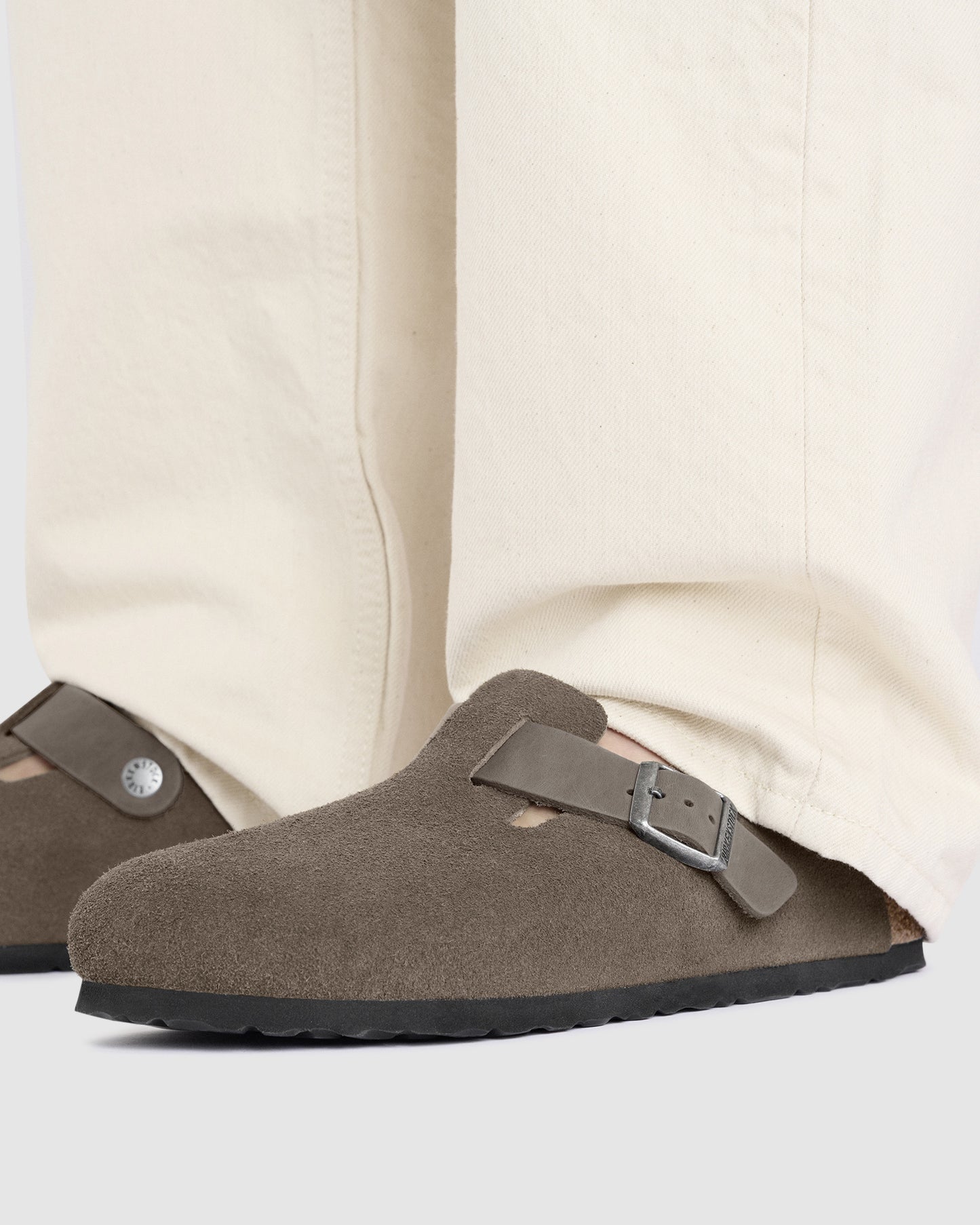 Boston Mixed Leather Clog