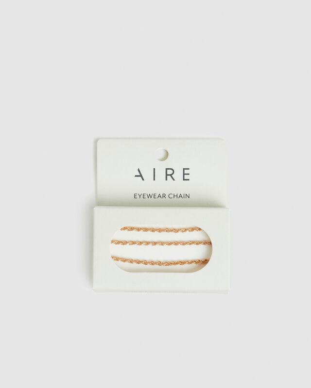Aire Metal Rope Chain Gold, hi-res image number null