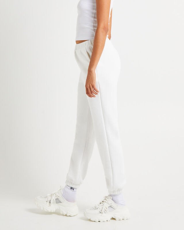 Subtitled Trackpants White, hi-res image number null