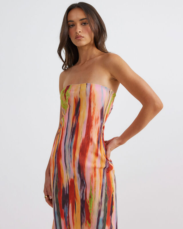 St Barts Strapless Maxi Dress in Multi, hi-res image number null