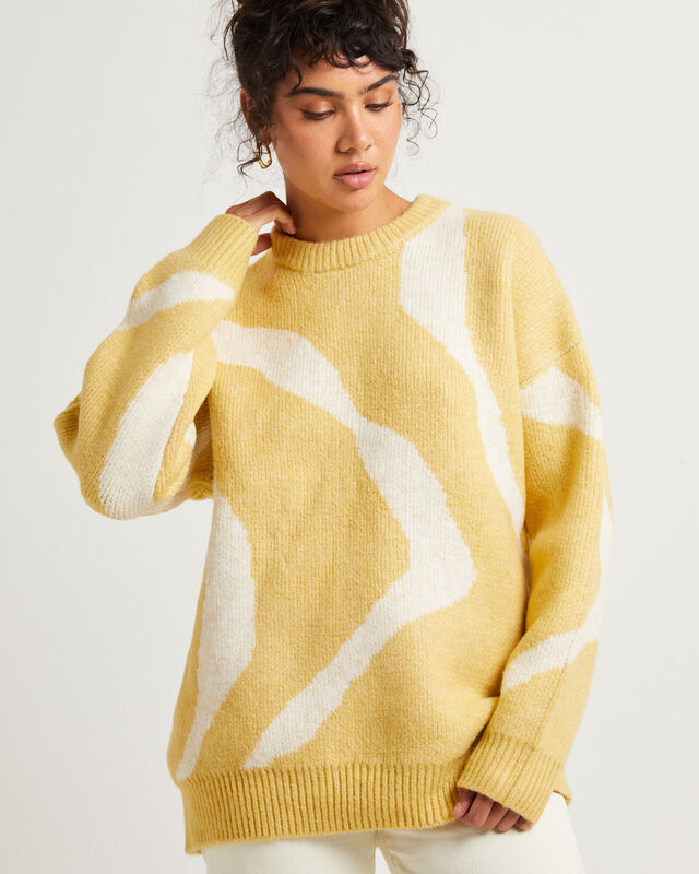 Charli Chunky Swirl Knit Jumper, hi-res image number null
