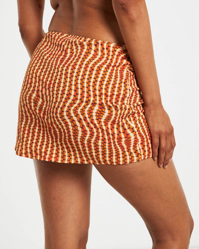 Paloma Geo Warp Mini Skirt in Assorted, hi-res image number null