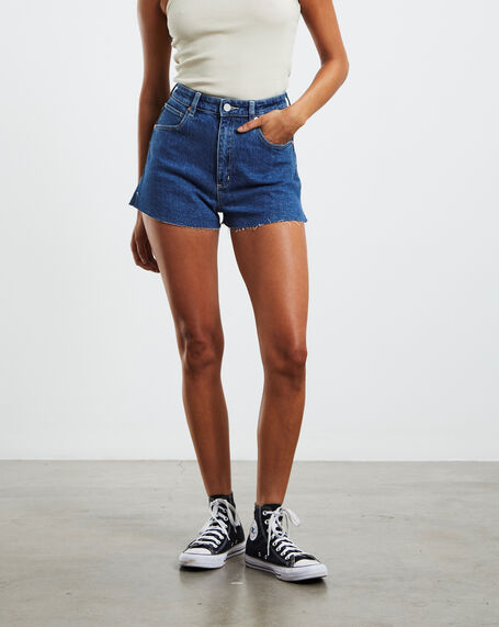 A High Relaxed Shorts Cecilia Blue
