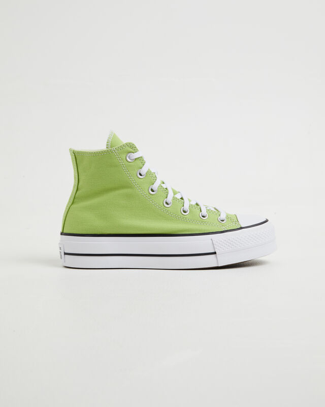 Chuck Taylor All Star Hi Top Lift Vitality Sneakers in Green, hi-res image number null