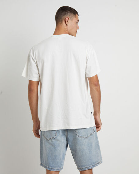Hong Kong Garden 50-50 Short Sleeve T-Shirt in Pigment Thrift White