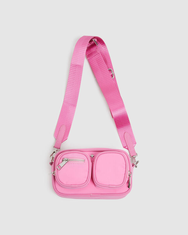 Lala Crossbody Recycled Bag Pink/Silver, hi-res image number null