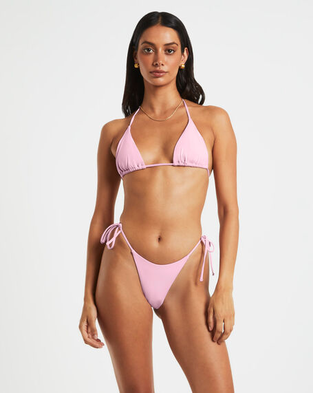 Halter Bikini Top in Baby Pink