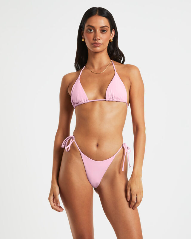 Halter Bikini Top in Baby Pink, hi-res image number null