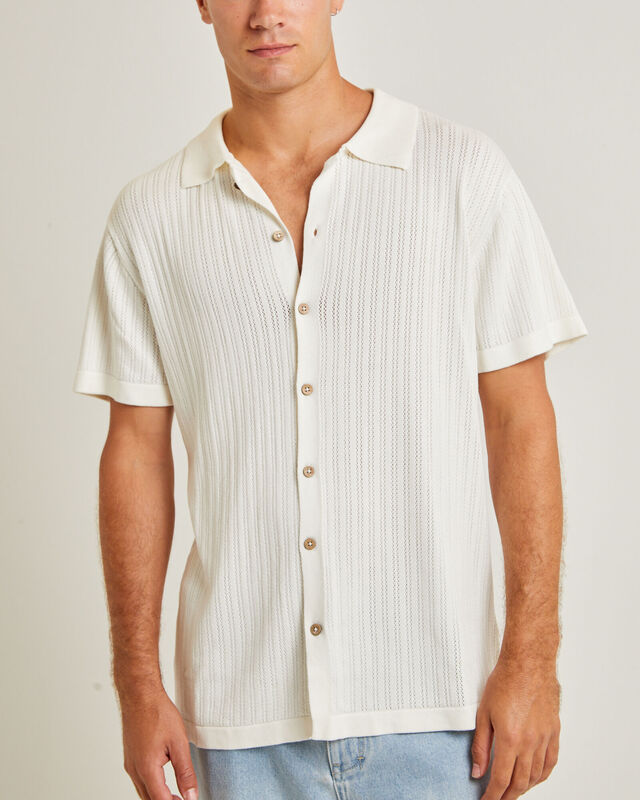 Intro Polo Short Sleeve Shirt White, hi-res image number null